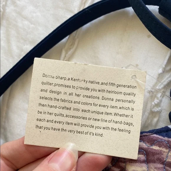 NWT Handmade Quilted Patchwork Shoulder Bag - Picture 8 of 10